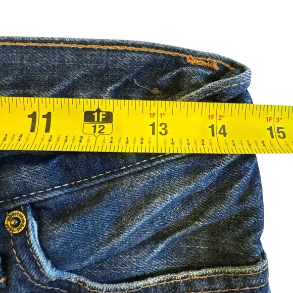 Abercrombie & Fitch Sz 12 Baxter Jeans Low Rise Bootcut Streetwear Western Y2K - Picture 15 of 16